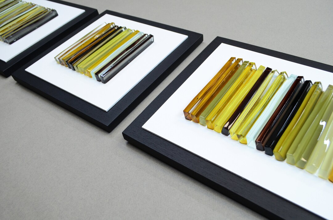 Modern Glass Wall Art 3D Wall Art 3D Wall Decor Fused Glass Wall Art