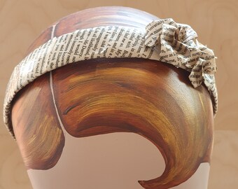 Handmade Secret Garden Paper Headband: Literary Rose Accessory