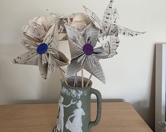 DIY Paper Flower Making Kit: Roses, Lilies & Kusudama