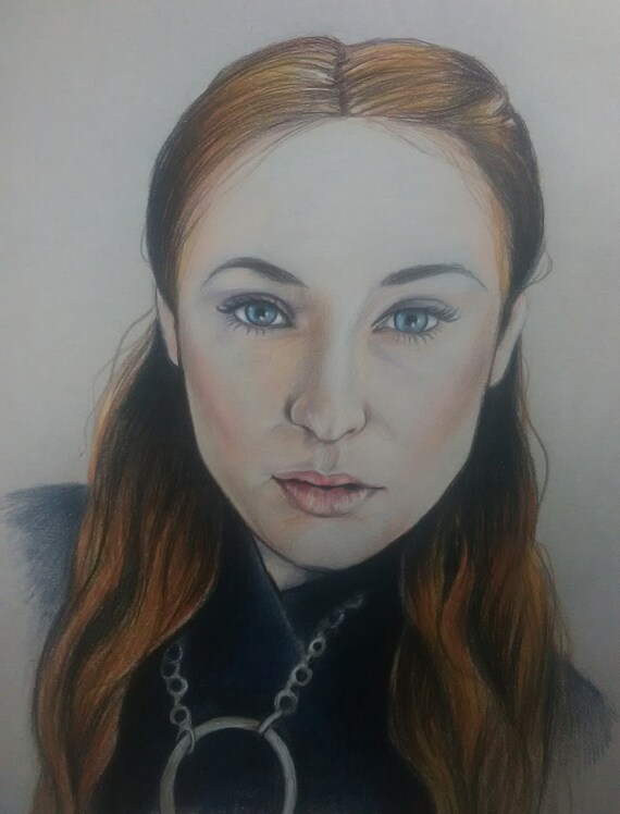 Sansa Stark The Lady Of Winterfell Art Print By Etsy