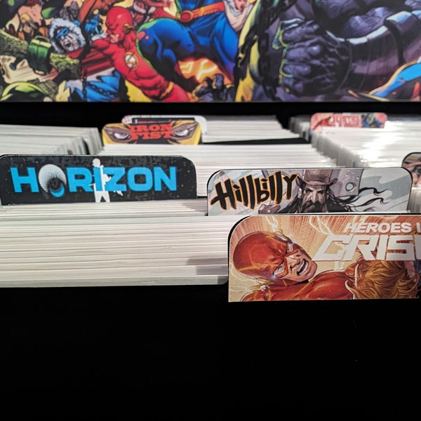 Custom Comic Book Divider Labels