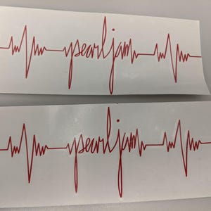 Pearl Jam Gigaton Pulse Viny Sticker