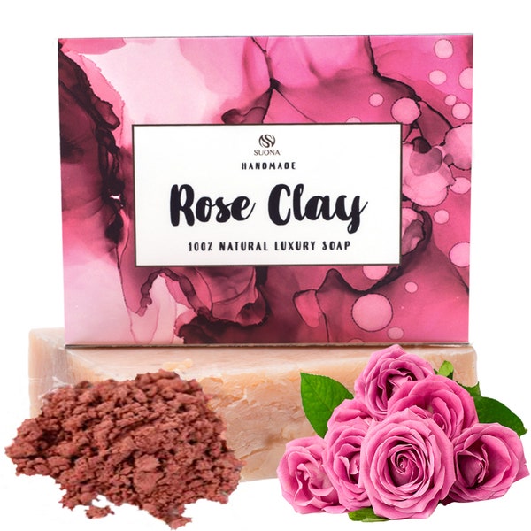 Rose Clay Soap Etsy