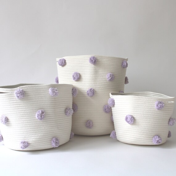 Pom pom storage basket online