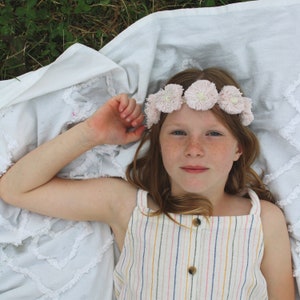 Flower Crown for Kids Flower Crown Blush Pink, Headband, Flower Girl, Headband for kids, headband, Daisy Crown, Festival Crown image 5