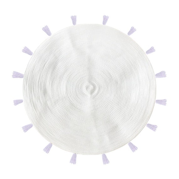 lilac rug for nursery