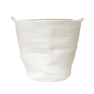 Laundry Hamper, Laundry Basket - Natural Rope Laundry Basket