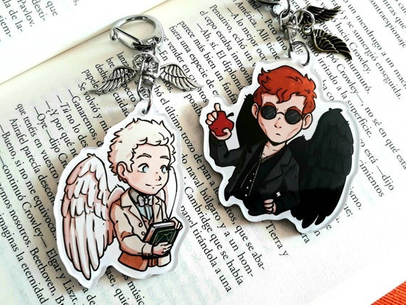 Good Omens Crowley and Aziraphale charms