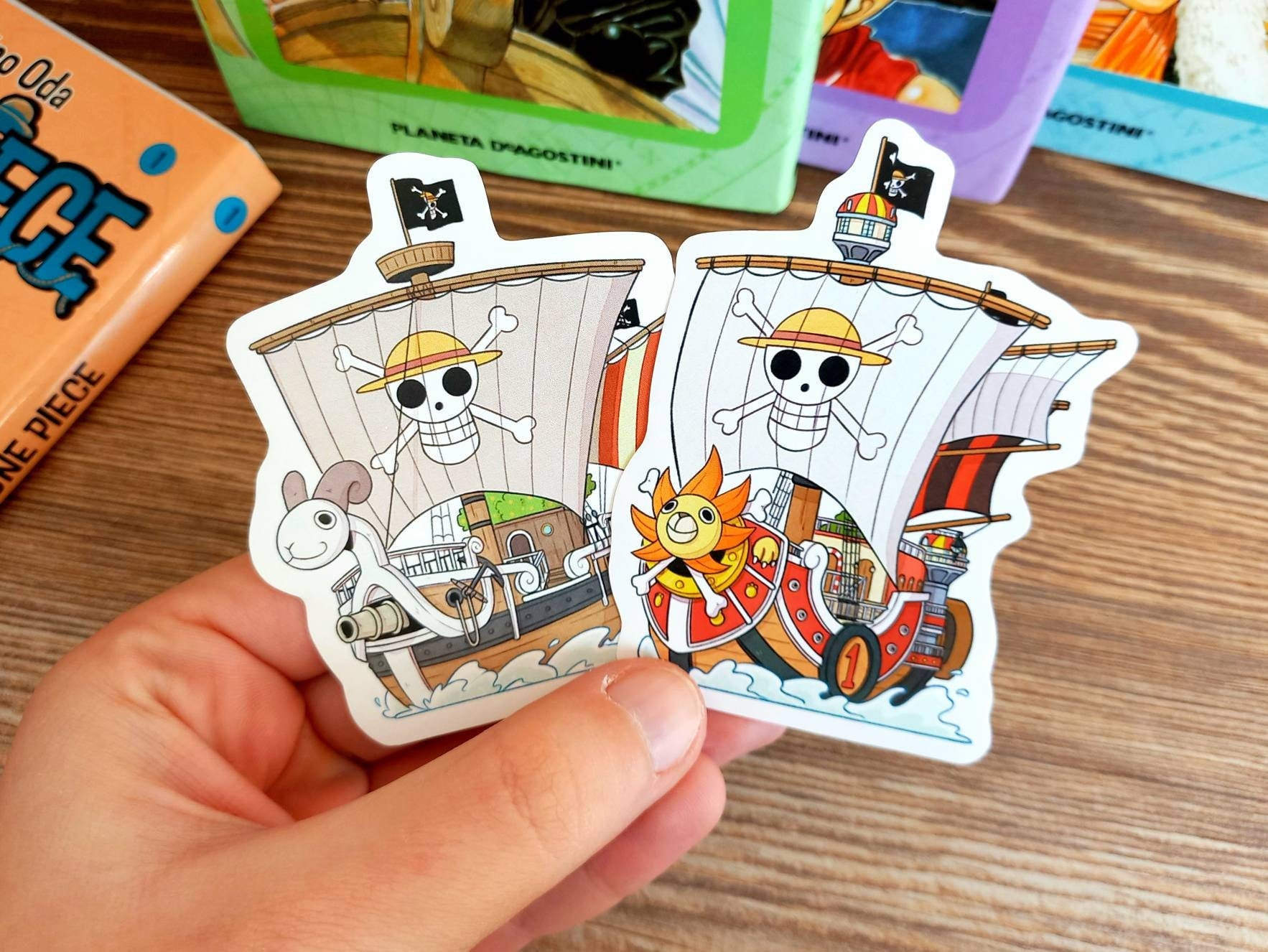 Going Merry and Thousand Sunny PVC Stickers One Piece 