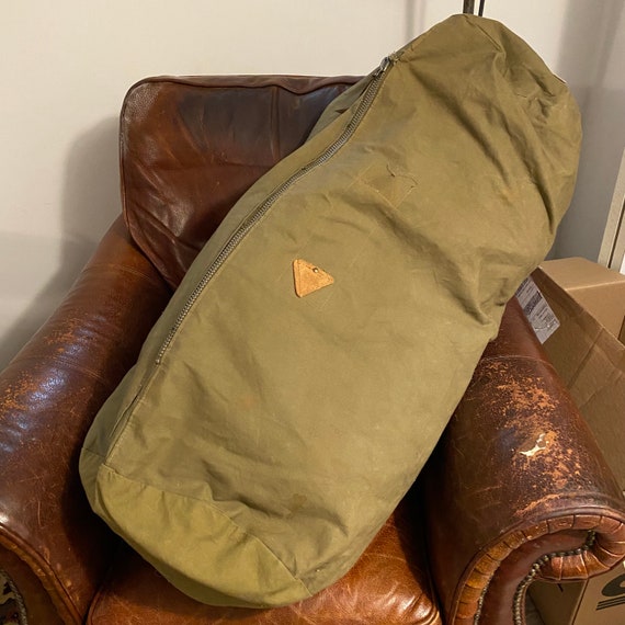Large Vintage Scouting/camping Duffel 