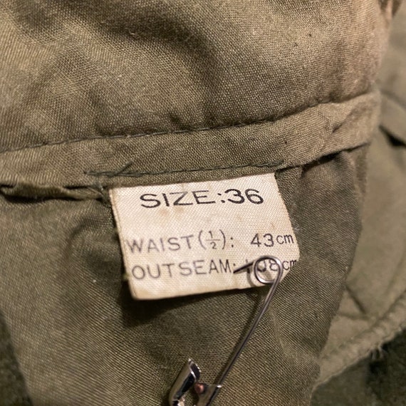 Vintage winter pants military? 30x29.5 - image 5