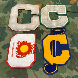 Vintage Varsity Aufnäher - Chenille C Large