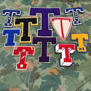 Naszywka Vintage Varsity Letterman - T 6+ cali