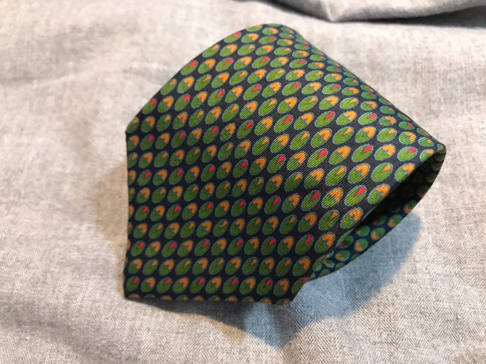 Vintage Silk Neck tie made in Germany | Etsy