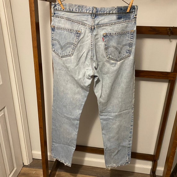 Vintage destroyed/repaired levis 512 32/30 - image 4