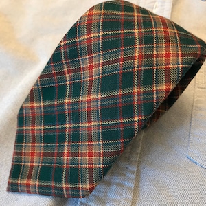 Plaid Necktie by Bert Pulitzer