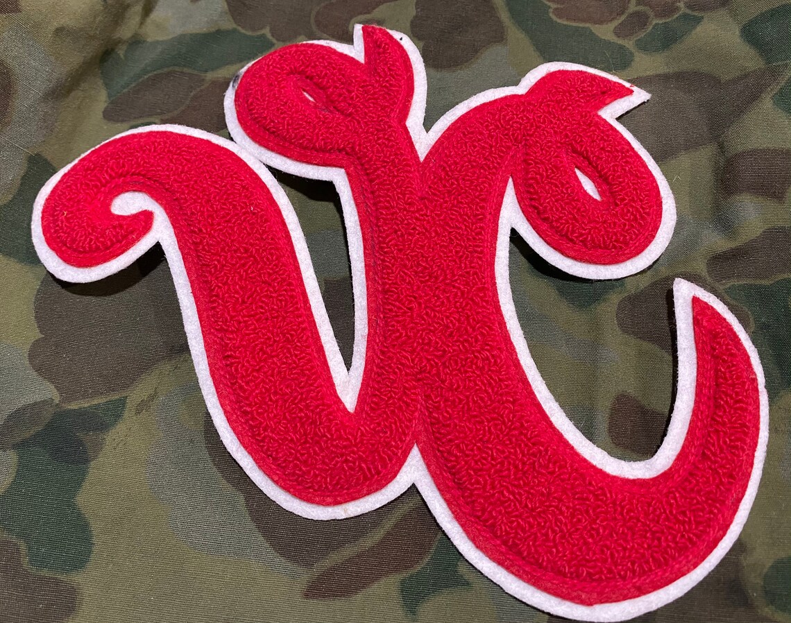 Vintage Varsity Letterman Patch VC 8 inches Etsy