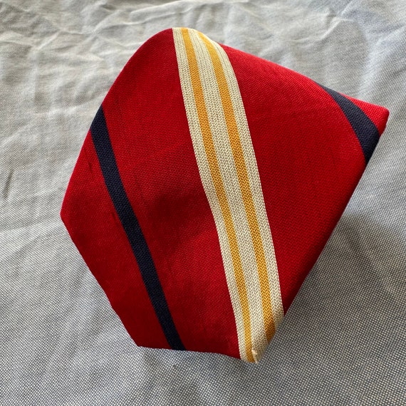 Vintage silk Repp tie - Marshall Fields - image 1
