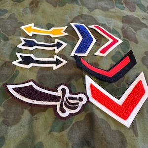 ヴィンテージ バーシティ シェブロン パッチ