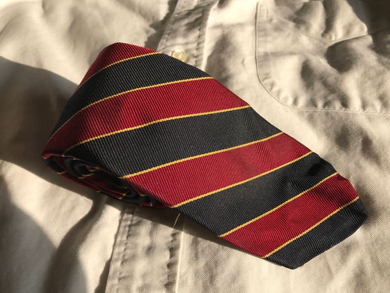Joseph A Banks Repp Tie Etsy