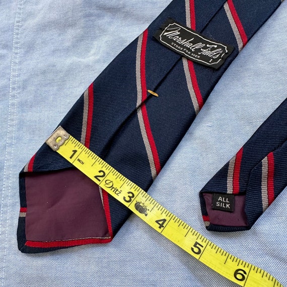 Vintage Silk Repp stripe Tie - Traditional Classi… - image 2