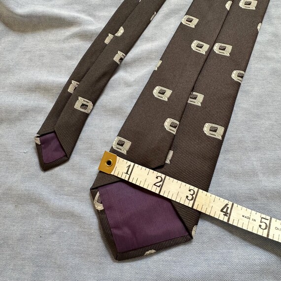 Vintage critter tie with computers or computer te… - image 2