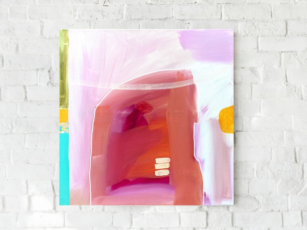 Great Abstract Painting, Original Wallart, Abstract Landscape, Acrylic