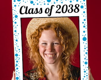 Custom Back to School Photo Booth Frame: Personalized Selfie Prop (Digital Download/Printable