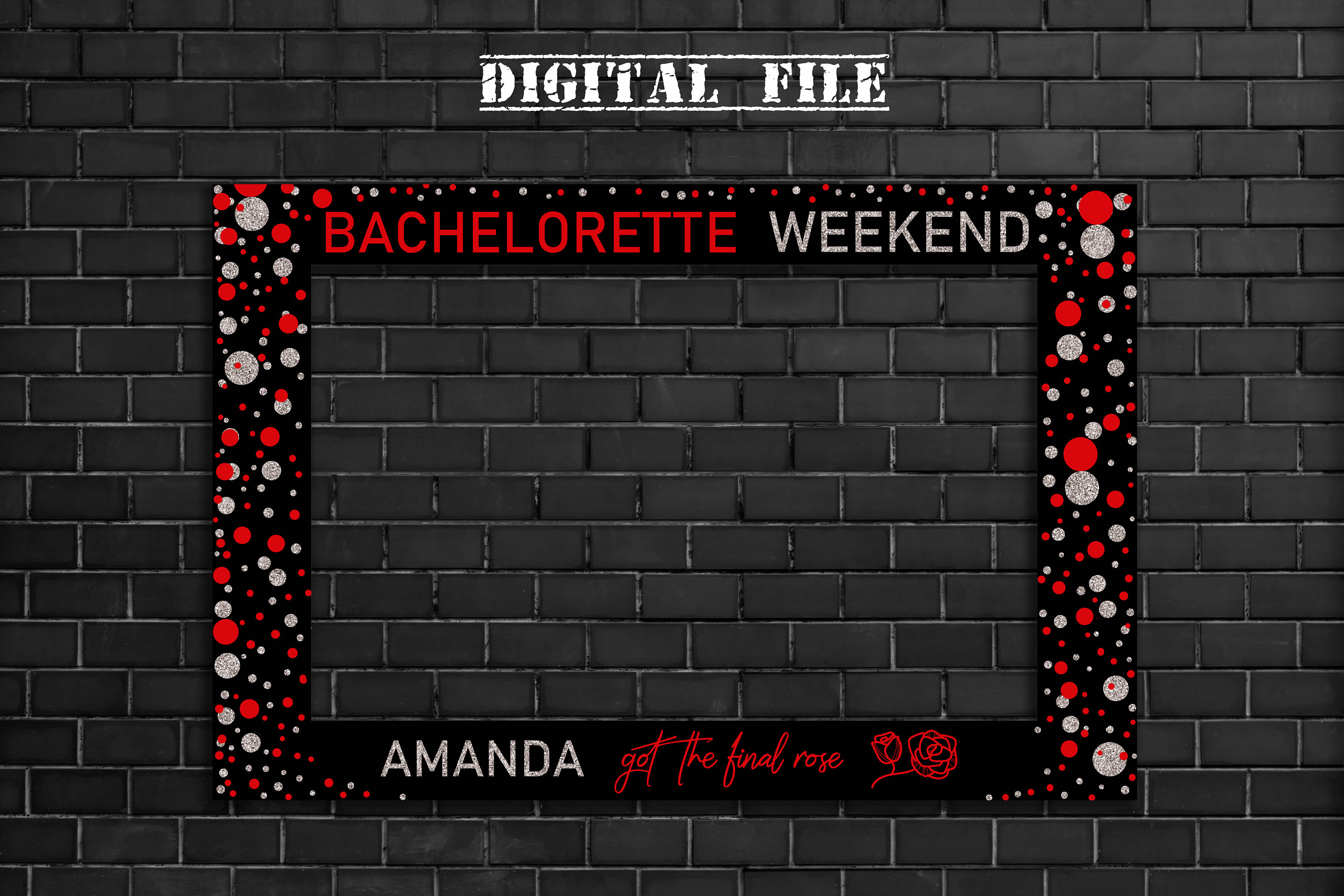 Digital Custom Photo Booth Frame Custom Photo Props Custom Etsy Australia