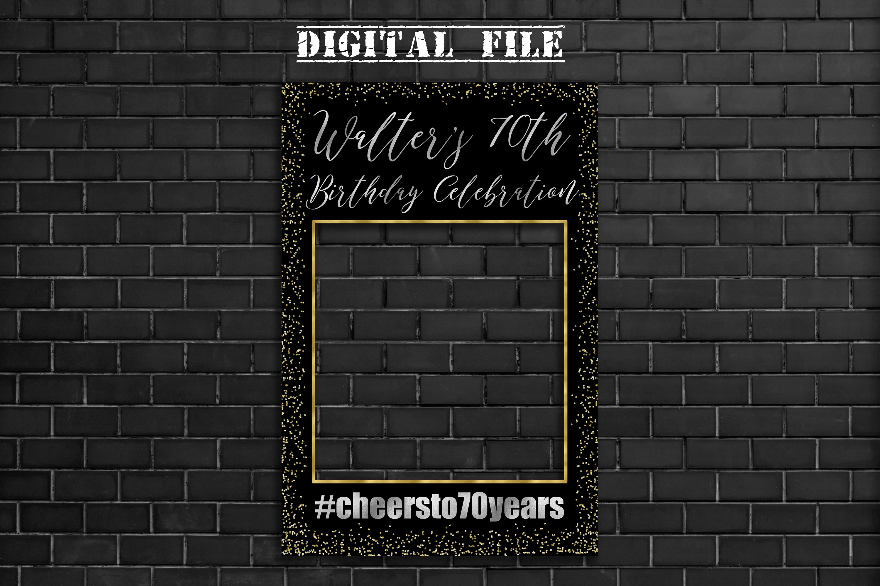 Digital Custom Photo Booth Frame Custom Photo Props Custom Etsy Australia