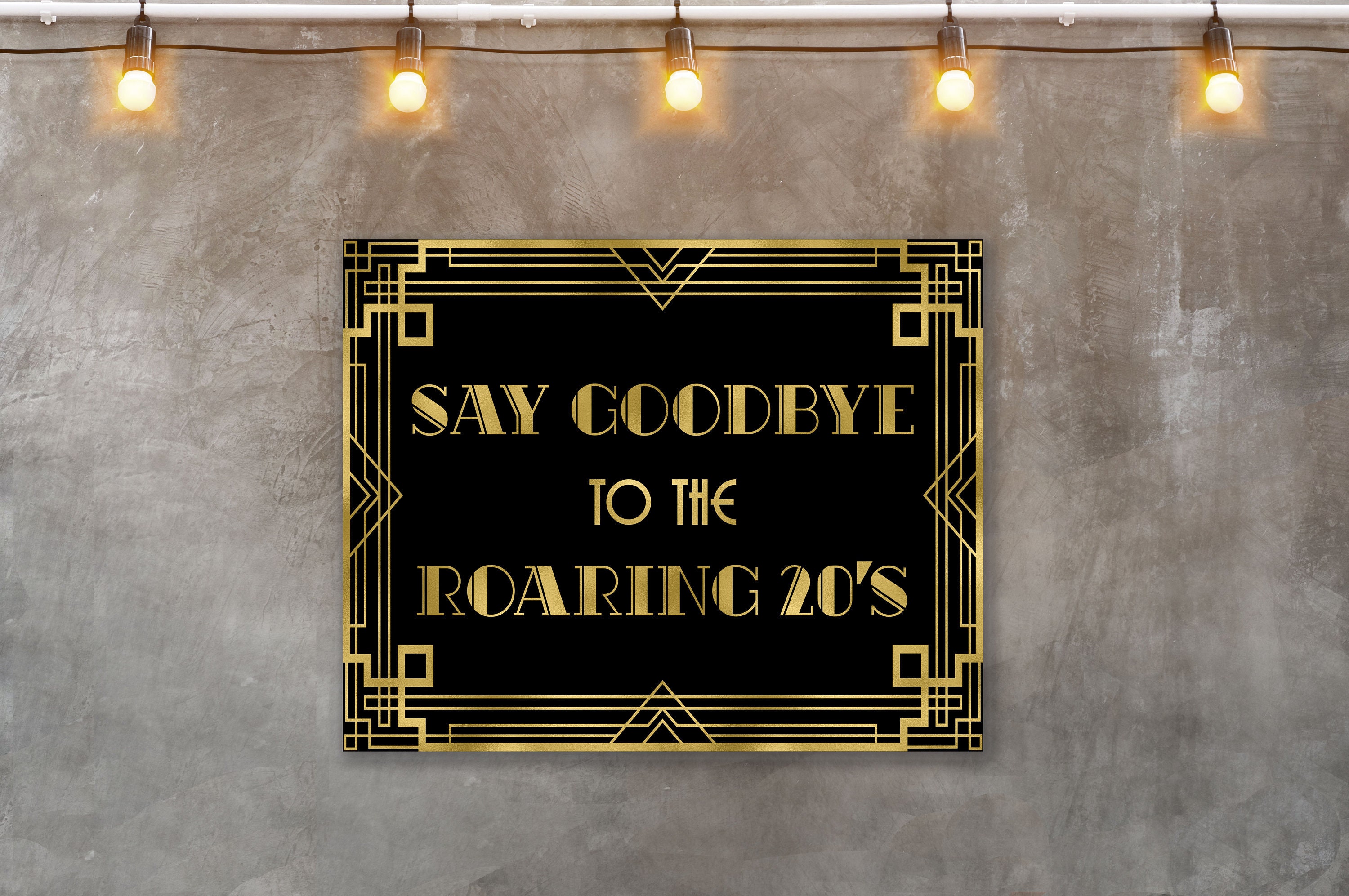 Prohibition Party 7 Signs Bundle, Art Deco Party Decorations, Harlem Nights  7 Signs Pack, Roaring 20s, New Year Party Sign, Digital Download -   Denmark