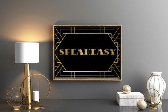 Speakeasy Roaring 20s Party Decorations Great Gatsby Etsy