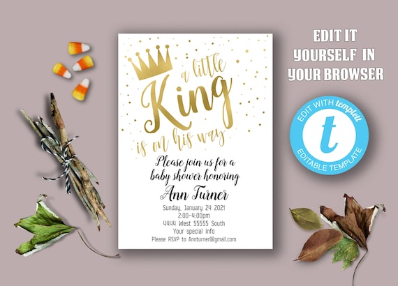 Royalty Theme Invitation