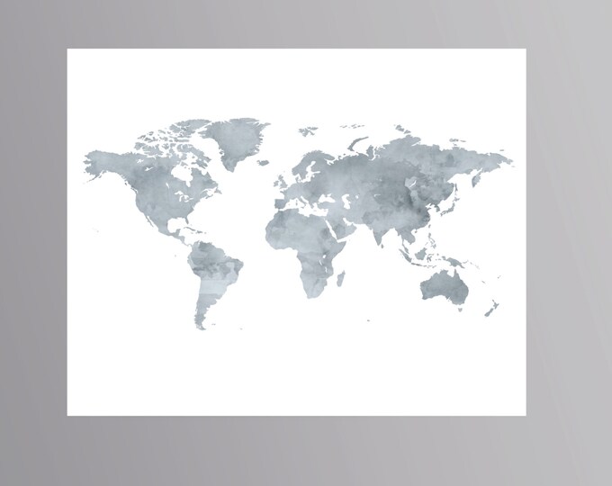 World Map Download World Map Printable With Countries Names - Etsy
