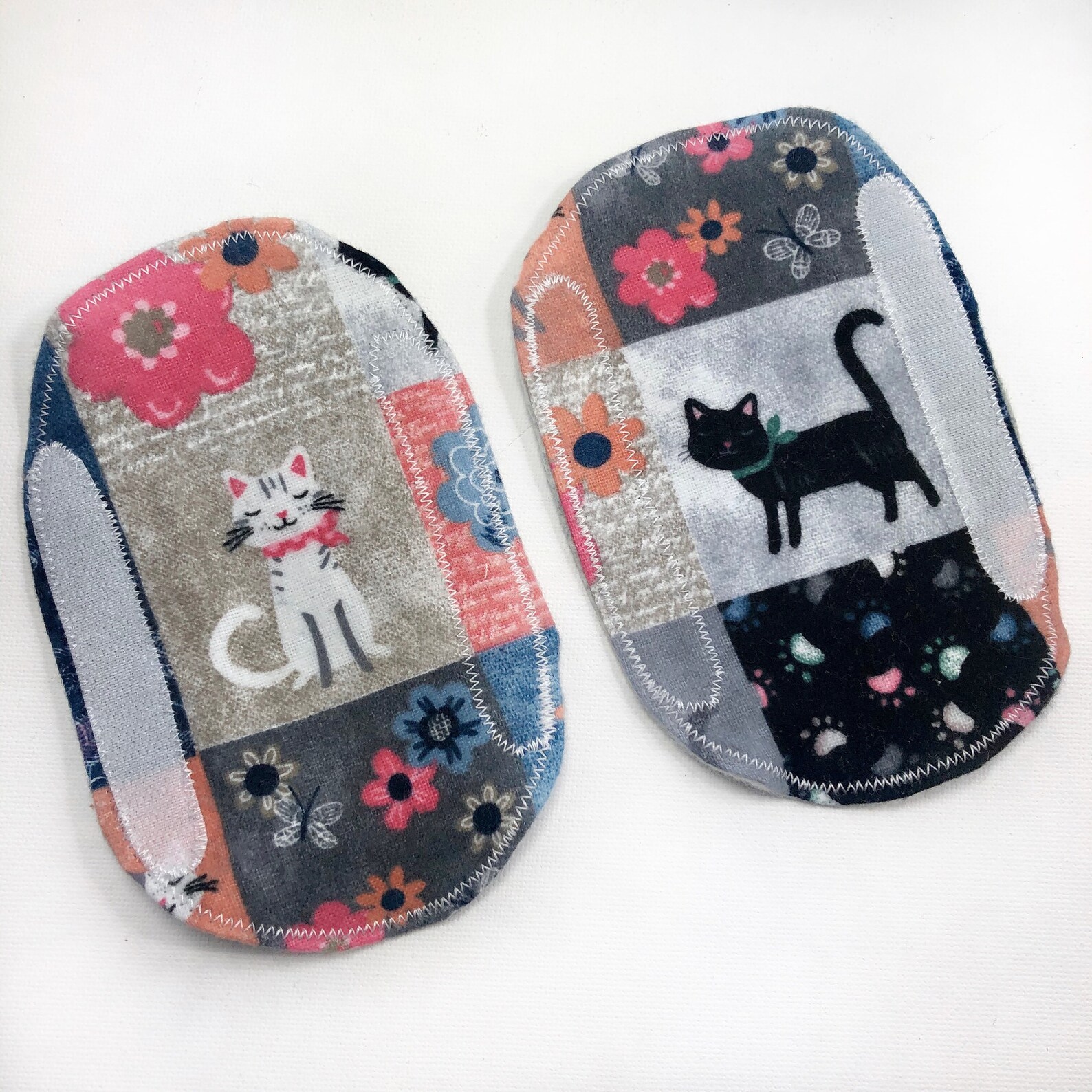 Patchwork Kitty Cat CPAP tubing hose and cheek strap cover 3 Etsy