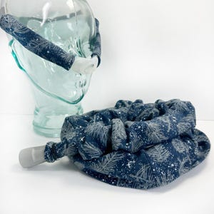 Pinecones, CPAP Hose Cheek Strap Cover 3pc Set, Tubing Sleeve, Rainout Reducing Wrap, 6 ft, Apap, Bipap, Vent, Sleep Apnea, Flannel