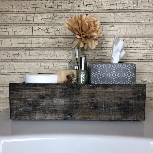 Back of Toilet Decor Bathroom Decor Farmhouse Style Etsy