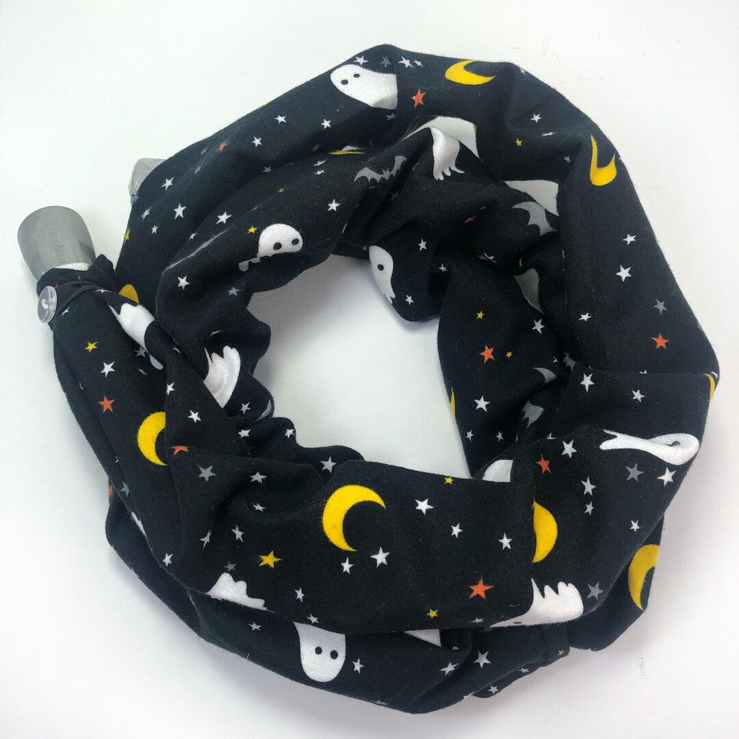 Ghosts, Bats and Moons, Halloween Flannel, CPAP Hose Cover, CPAP Tubing ...