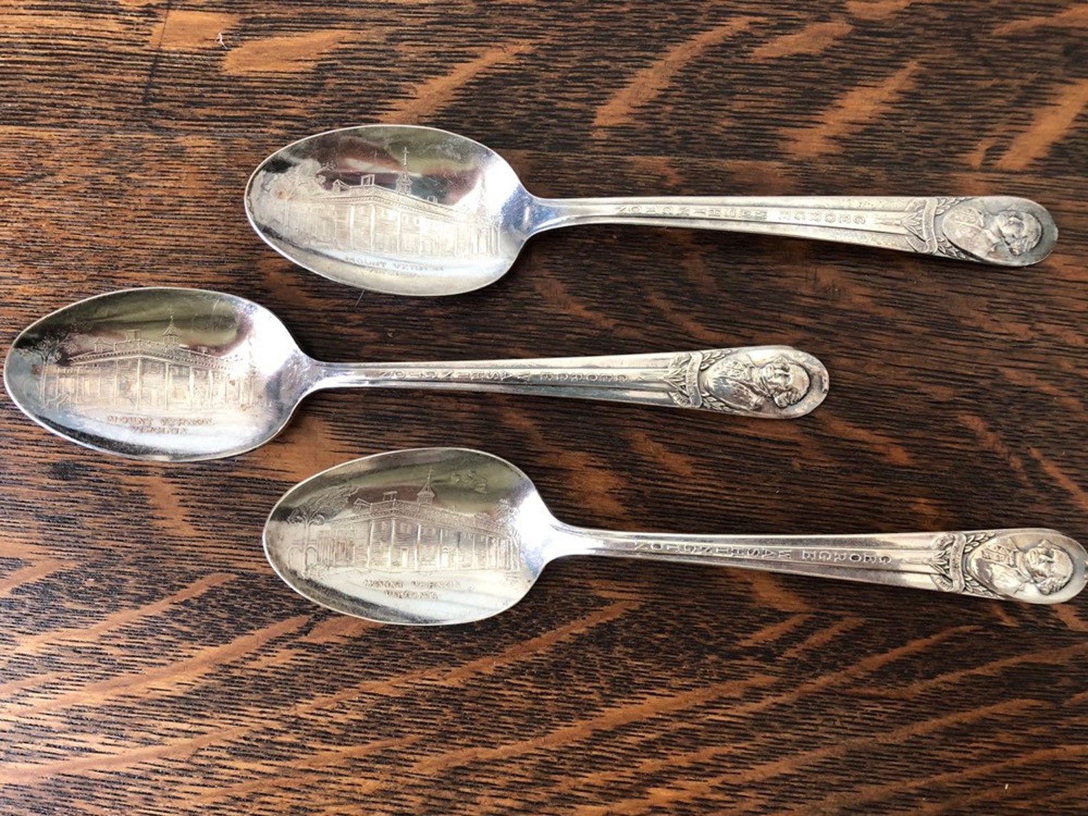 Presidential Spoons by International Silver Silverplate Etsy