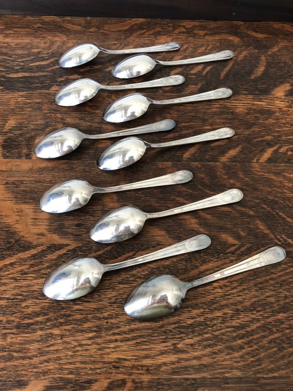 Presidential Spoons by International Silver Silverplate Etsy