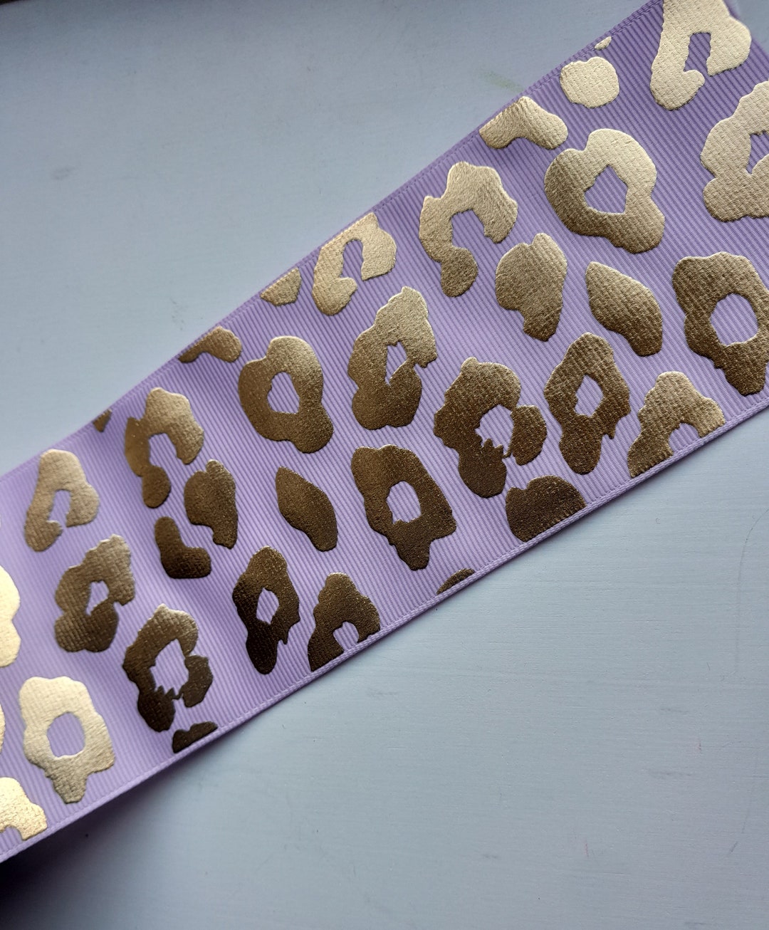 Purple, Pink, Yellow and Blue Leopard Print Ribbons. Etsy