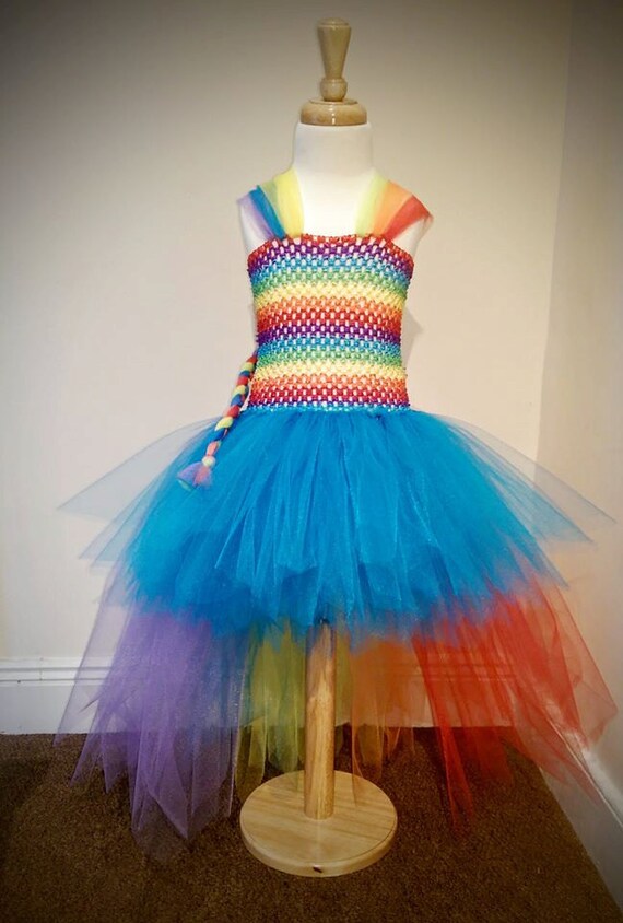 multicolor tutu dress