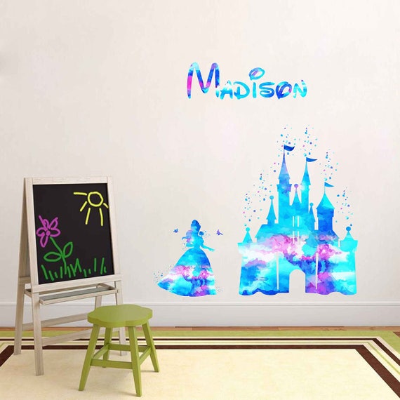 Disney castle wall decal castle disney castle decal disney Etsy