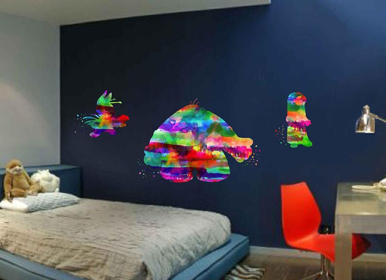 Stitch Wall Decal Lilo And Characters Art Disney Vinyl Sticker Decals Nursery Chids Kids Room Kcik2088