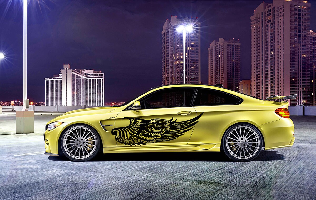 Angel wings car hood decal Angel wings Car Decals wings Car Etsy