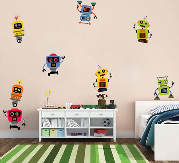 Детская в стиле роботов. Комната для мальчика с роботами. Робот комната. Комната робота арт. Футуристичная лаборатория.