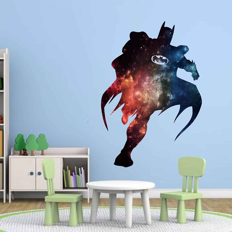 Batman Wall Decal Dark Knight Marvel Comics Decals Vinyl Decor Superhero For Boy Kcik2179