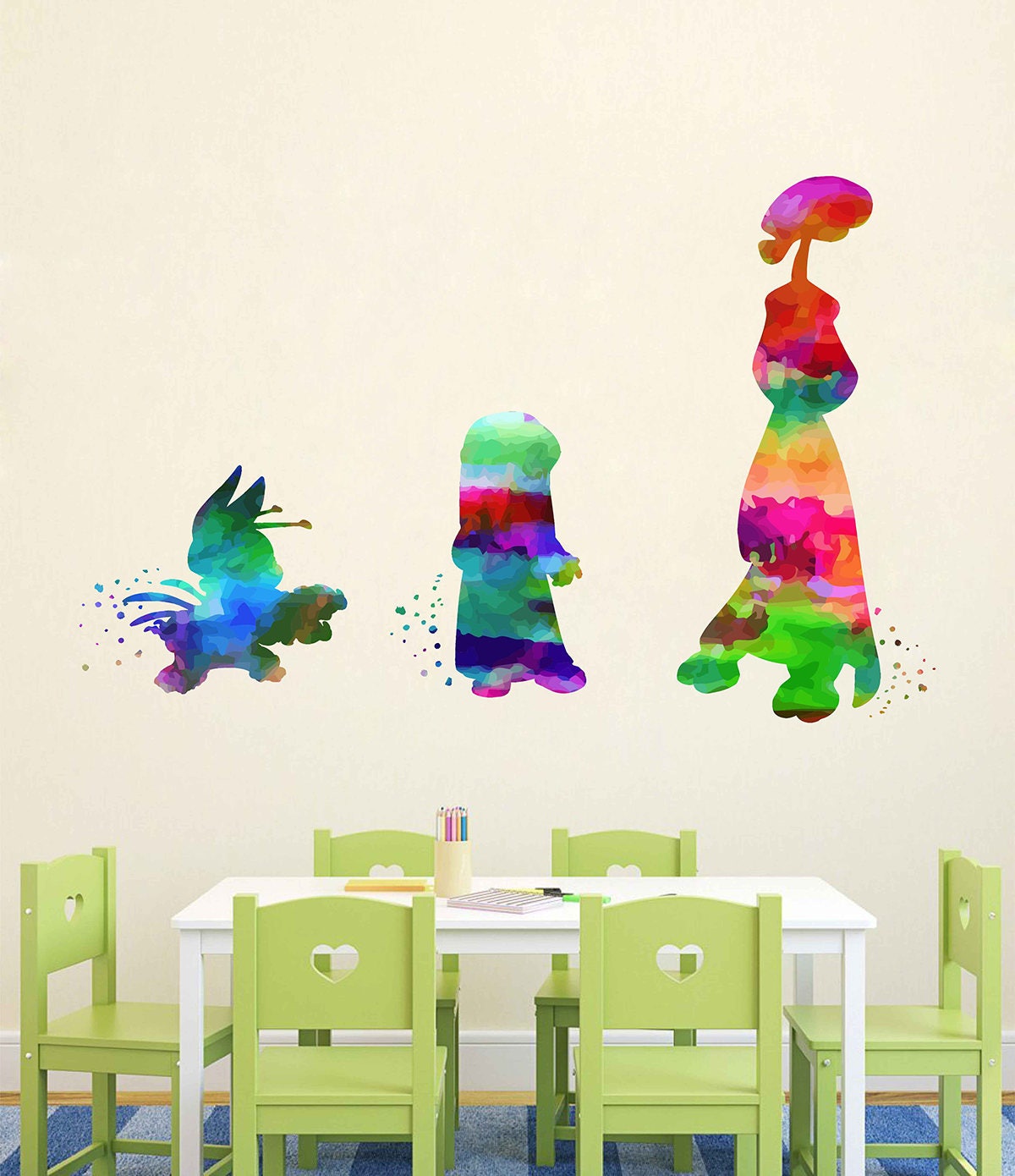 Download Full Color Lilo and Stitch Wall decal Stitch Wall Art Walt ...