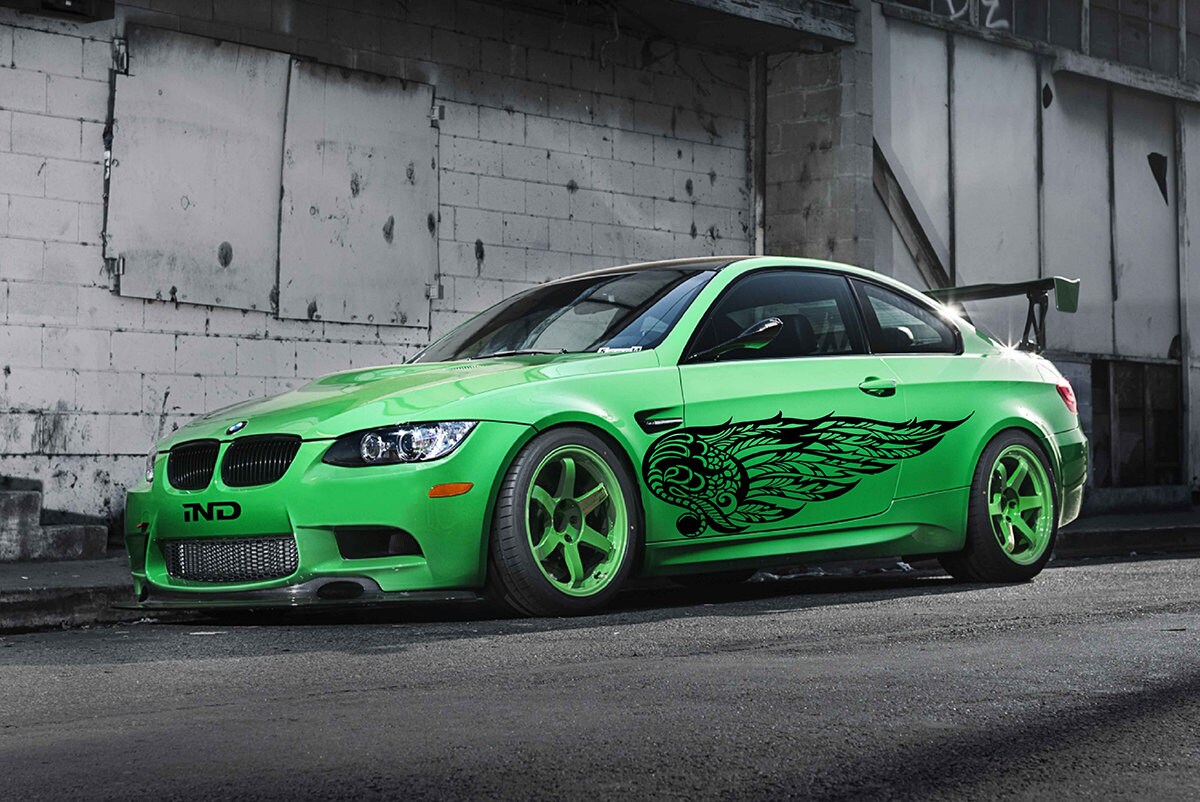 Angel wings car hood decal Angel wings Car Decals wings Car Etsy