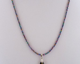 Swarovski handmade necklace, women's necklace, gift, crystal beads, swarovski pendant